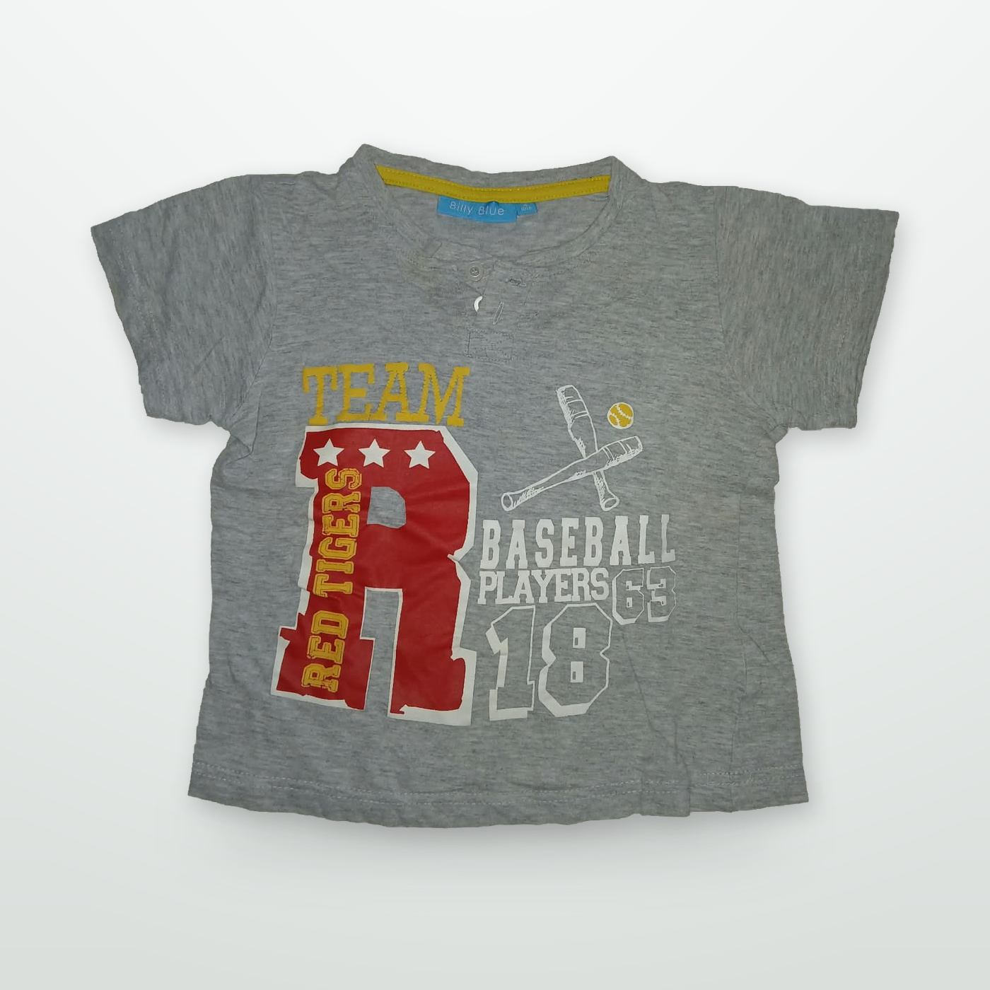T-Shirt mit Baseball-Print