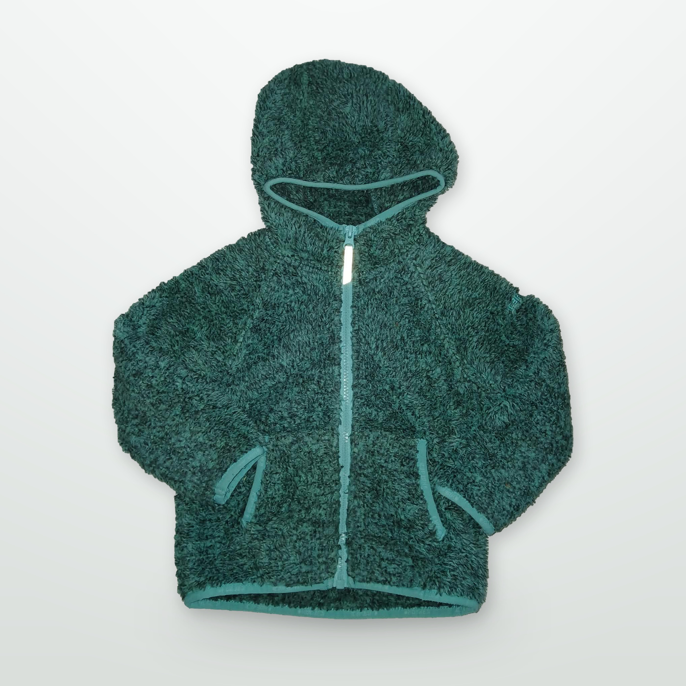 Fleecejacke mit Kapuze